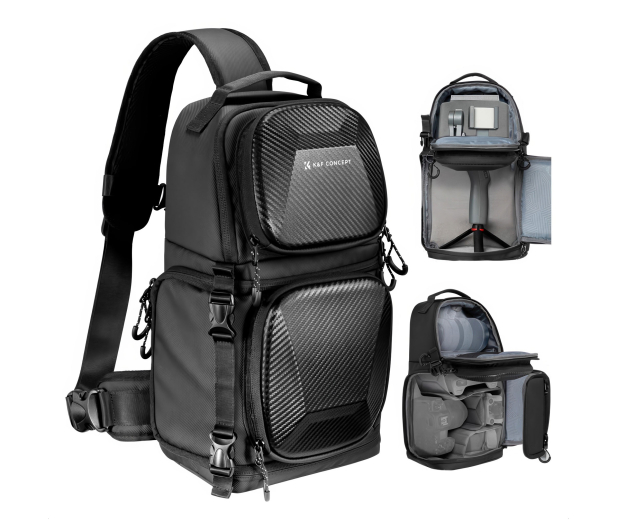 K&F Concept Urban Wander U02 10 l - czarny - 1550466 - zdjęcie 2